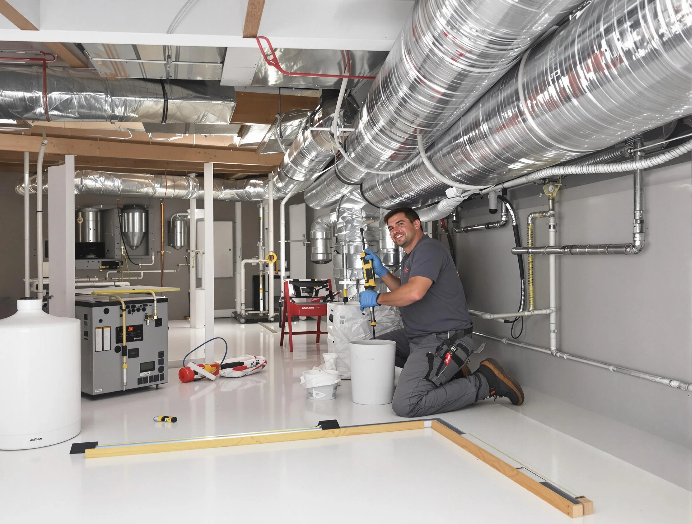 Professional duct sealing service by Duluth Air Duct Cleaning in Duluth