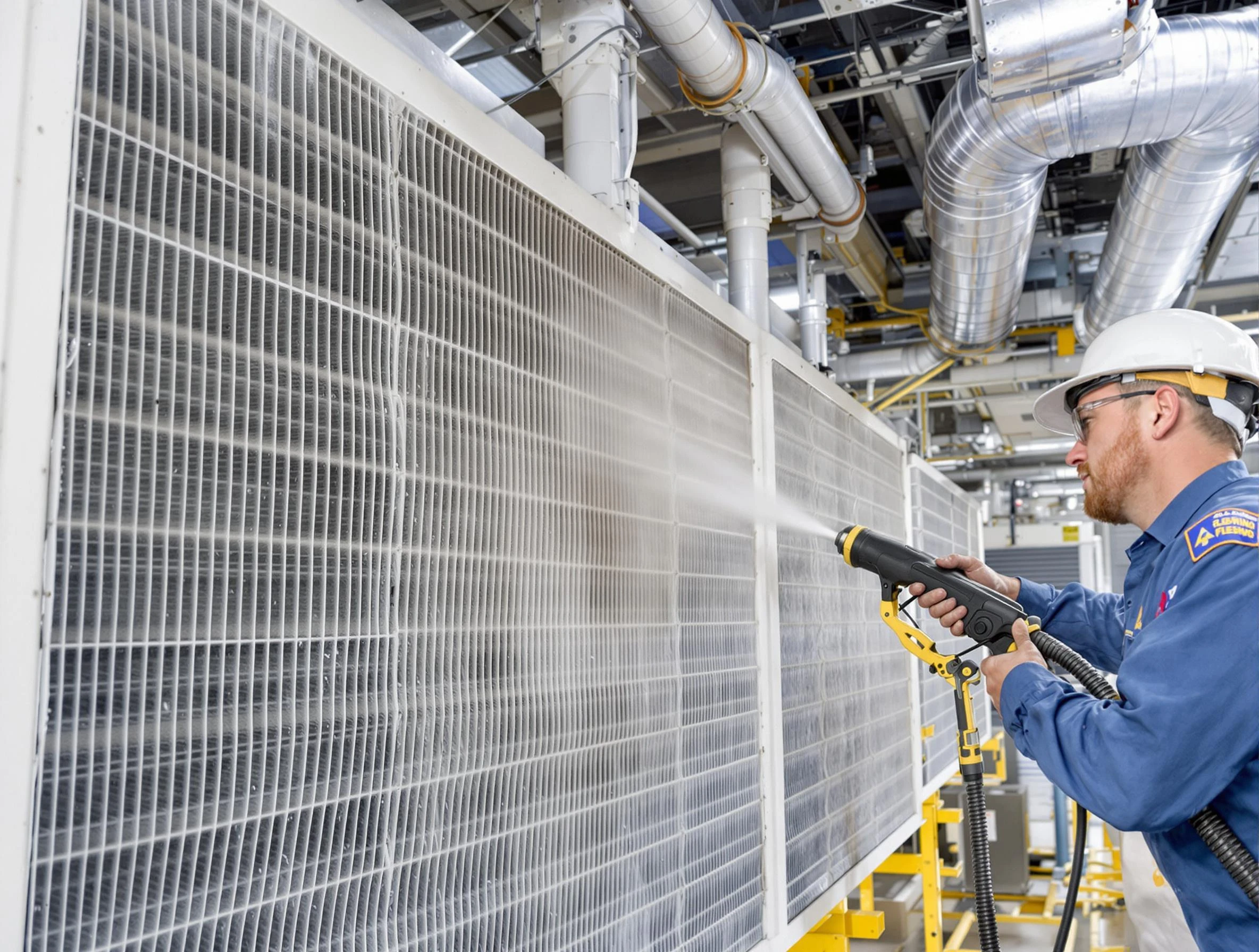 Professional commercial coil cleaning by Duluth Air Duct Cleaning in Duluth